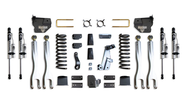 2014-2018 RAM 2500 4WD DIESEL 8" LIFT KIT W/ 4-LINKS (VULCAN RESERVOIR SHOCKS) (FACTORY REAR AIR RIDE)