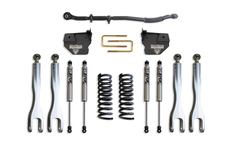 2013-2024 RAM 3500 4WD DIESEL 2.5" LIFT KIT W/ 4-LINKS (FOX SHOCKS)