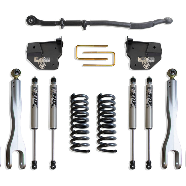 2013-2024 RAM 3500 4WD DIESEL 2.5" LIFT KIT W/ 4-LINKS (FOX SHOCKS)