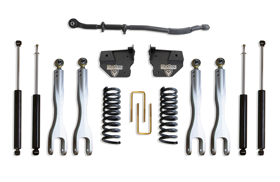 2013-2024 RAM 3500 4WD DIESEL 2.5" LIFT KIT W/ 4-LINKS (MAX TRAC SHOCKS)