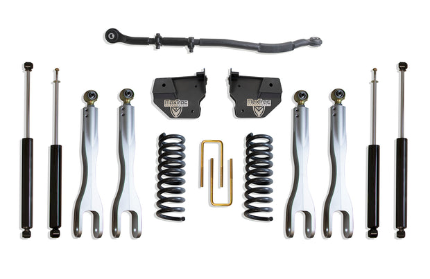 2013-2024 RAM 3500 4WD DIESEL 2.5" LIFT KIT W/ 4-LINKS (MAX TRAC SHOCKS)
