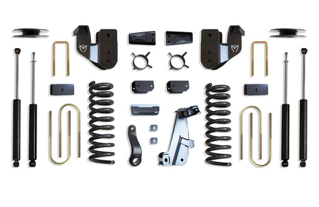2013-2018 RAM 3500 4WD DIESEL 4" LIFT KIT (MAX TRAC SHOCKS) (FACTORY REAR AIR RIDE)