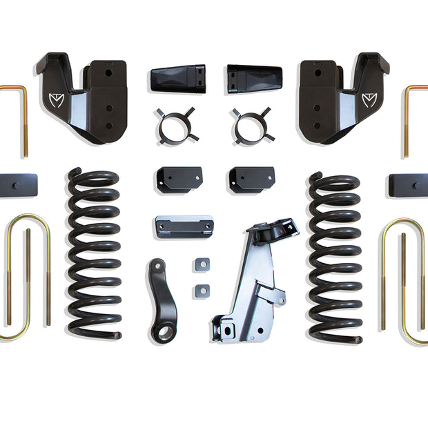2013-2018 RAM 3500 4WD DIESEL 4" LIFT KIT (MAX TRAC SHOCKS) (FACTORY REAR AIR RIDE)