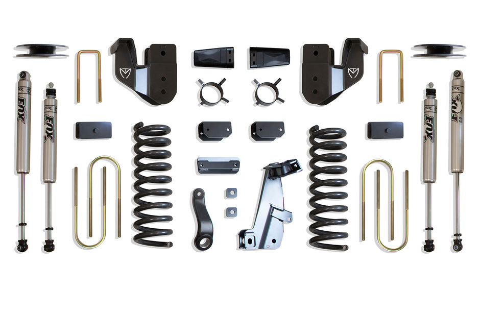 2013-2018 RAM 3500 4WD DIESEL 4" LIFT KIT (FOX SHOCKS) (FACTORY REAR AIR RIDE)