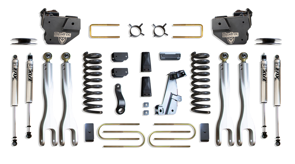 2013-2018 RAM 3500 4WD DIESEL 4" LIFT KIT W/ 4-LINKS (FOX SHOCKS) (FACTORY REAR AIR RIDE)