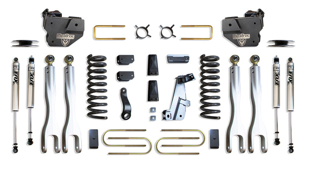 2013-2018 RAM 3500 4WD DIESEL 4" LIFT KIT W/ 4-LINKS (FOX SHOCKS) (FACTORY REAR AIR RIDE)