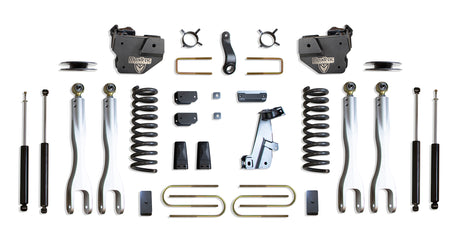 2013-2018 RAM 3500 4WD DIESEL 4" LIFT KIT W/ 4-LINKS (MAX TRAC SHOCKS) (FACTORY REAR AIR RIDE)
