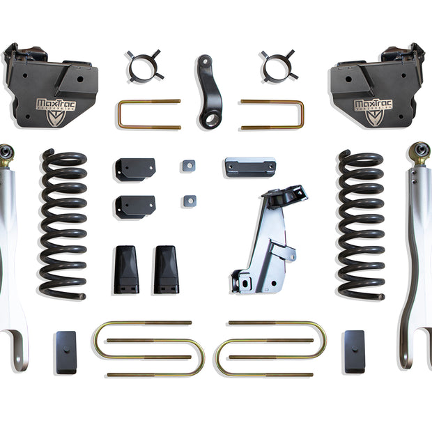 2013-2018 RAM 3500 4WD DIESEL 4" LIFT KIT W/ 4-LINKS (MAX TRAC SHOCKS) (FACTORY REAR AIR RIDE)