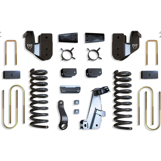 2013-2018 RAM 3500 4WD DIESEL 4" LIFT KIT (VULCAN RESERVOIR SHOCKS) (FACTORY REAR AIR RIDE)