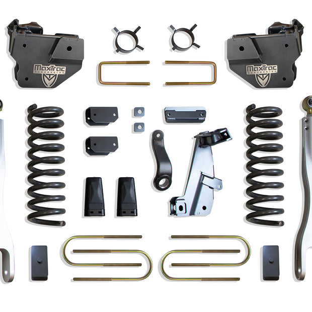 2013-2018 RAM 3500 4WD DIESEL 6" LIFT KIT W/ 4-LINKS (MAX TRAC SHOCKS) (FACTORY REAR AIR RIDE)