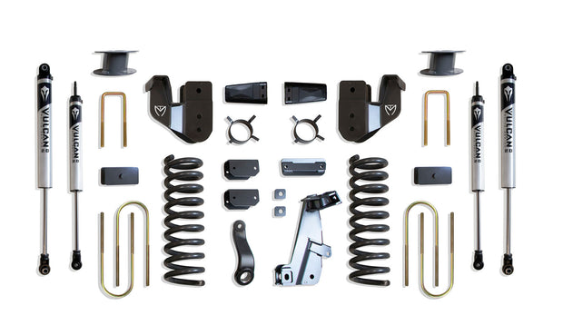 2013-2018 RAM 3500 4WD DIESEL 6" LIFT KIT (VULCAN SHOCKS) (FACTORY REAR AIR RIDE)