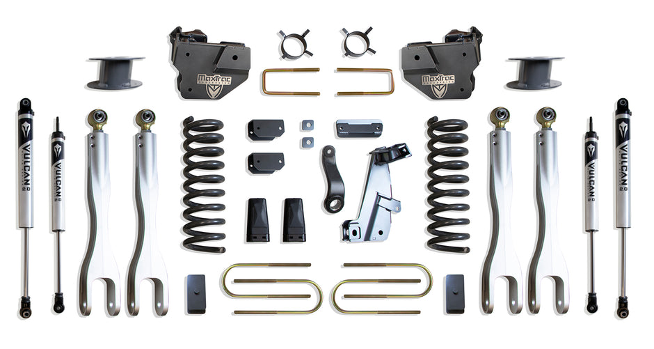2013-2018 RAM 3500 4WD DIESEL 6" LIFT KIT W/ 4-LINKS (VULCAN SHOCKS) (FACTORY REAR AIR RIDE)