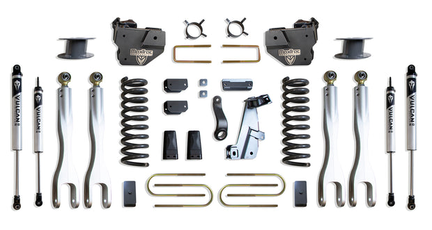2013-2018 RAM 3500 4WD DIESEL 6" LIFT KIT W/ 4-LINKS (VULCAN SHOCKS) (FACTORY REAR AIR RIDE)
