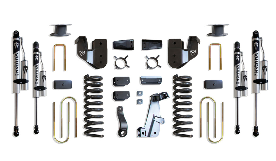 2013-2018 RAM 3500 4WD DIESEL 6" LIFT KIT (VULCAN RESERVOIR SHOCKS) (FACTORY REAR AIR RIDE)