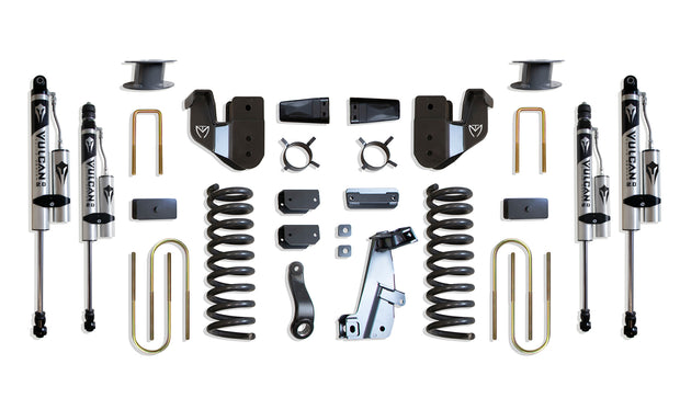 2013-2018 RAM 3500 4WD DIESEL 6" LIFT KIT (VULCAN RESERVOIR SHOCKS) (FACTORY REAR AIR RIDE)