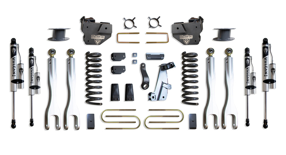 2013-2018 RAM 3500 4WD DIESEL 6" LIFT KIT W/ 4-LINKS (VULCAN RESERVOIR SHOCKS) (FACTORY REAR AIR RIDE)