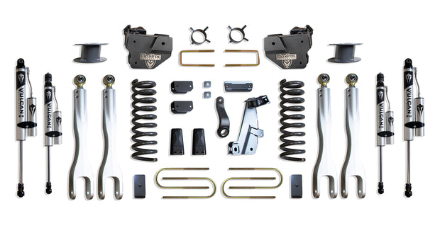 2013-2018 RAM 3500 4WD DIESEL 6" LIFT KIT W/ 4-LINKS (VULCAN RESERVOIR SHOCKS) (FACTORY REAR AIR RIDE)