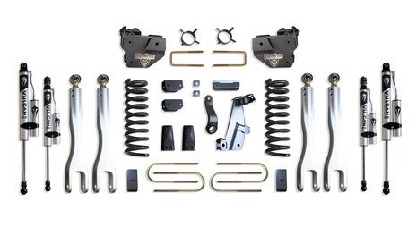 2013-2018 RAM 3500 4WD DIESEL 6" LIFT KIT W/ 4-LINKS (VULCAN RESERVOIR SHOCKS)