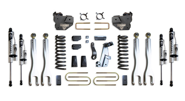 2013-2018 RAM 3500 4WD DIESEL 6" LIFT KIT W/ 4-LINKS (VULCAN RESERVOIR SHOCKS)