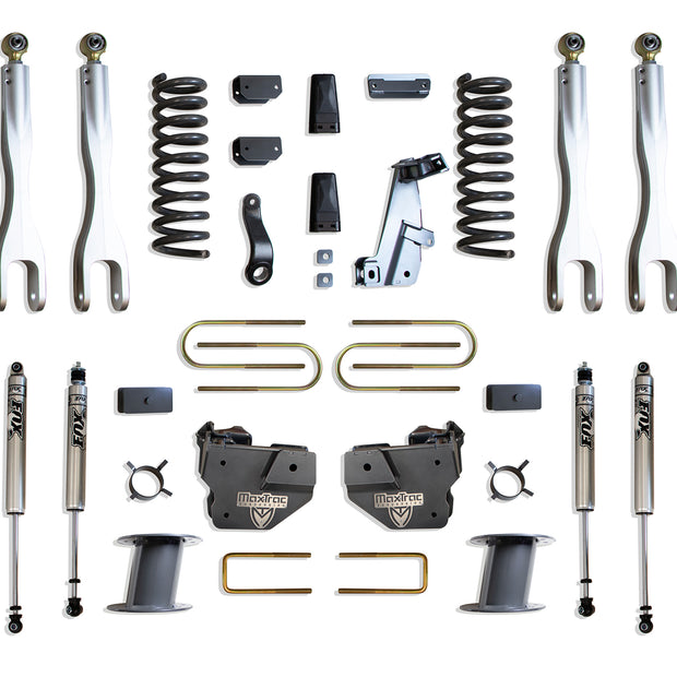 2013-2018 RAM 3500 4WD DIESEL 8" LIFT KIT W/ 4-LINKS (FOX SHOCKS) (FACTORY REAR AIR RIDE)