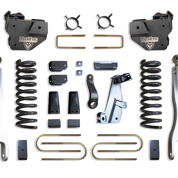 2013-2018 RAM 3500 4WD DIESEL 8" LIFT KIT W/ 4-LINKS (MAX TRAC SHOCKS) (FACTORY REAR AIR RIDE)