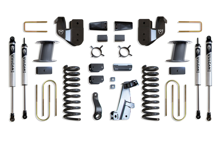 2013-2018 RAM 3500 4WD DIESEL 8" LIFT KIT (VULCAN SHOCKS) (FACTORY REAR AIR RIDE)