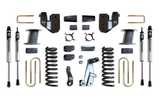 2013-2018 RAM 3500 4WD DIESEL 8" LIFT KIT (VULCAN SHOCKS) (FACTORY REAR AIR RIDE)