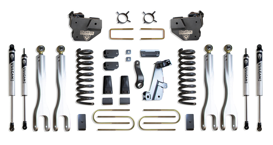 2013-2018 RAM 3500 4WD DIESEL 8" LIFT KIT W/ 4-LINKS (VULCAN SHOCKS)