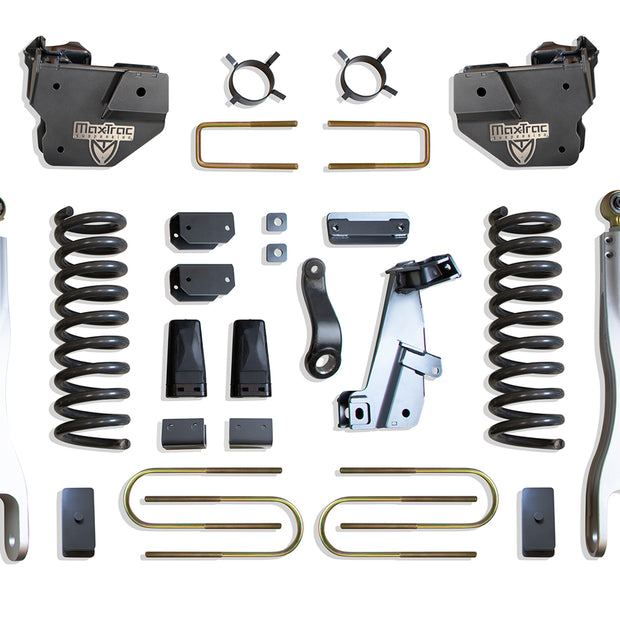 2013-2018 RAM 3500 4WD DIESEL 8" LIFT KIT W/ 4-LINKS (VULCAN SHOCKS) (FACTORY REAR AIR RIDE)
