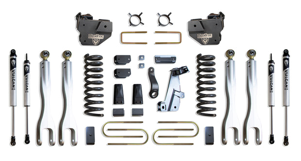 2013-2018 RAM 3500 4WD DIESEL 8" LIFT KIT W/ 4-LINKS (VULCAN SHOCKS)