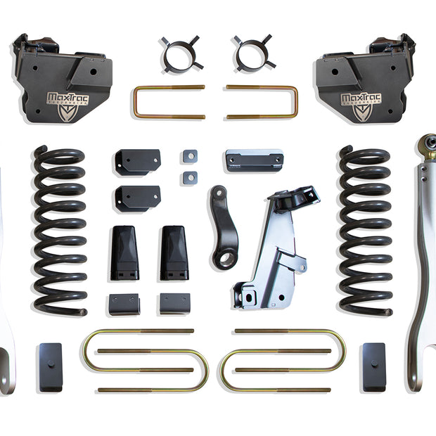 2013-2018 RAM 3500 4WD DIESEL 8" LIFT KIT W/ 4-LINKS (VULCAN RESERVOIR SHOCKS)