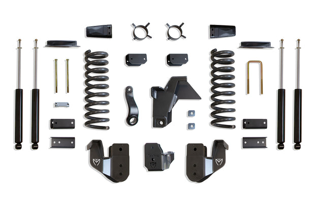 2019-2024 RAM 2500 4WD DIESEL 4" LIFT KIT (MAX TRAC SHOCKS) (FACTORY REAR AIR RIDE)