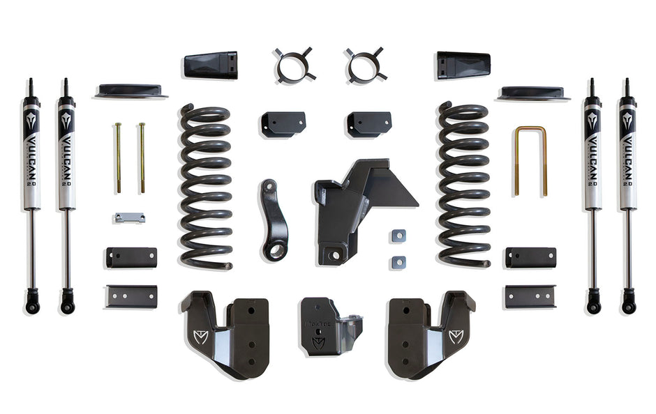 2019-2024 RAM 2500 4WD DIESEL 4" LIFT KIT (VULCAN SHOCKS) (FACTORY REAR AIR RIDE)