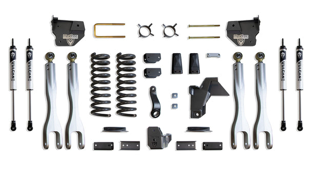 2019-2024 RAM 2500 4WD DIESEL 4" LIFT KIT W/ 4-LINKS (VULCAN SHOCKS) (FACTORY REAR AIR RIDE)