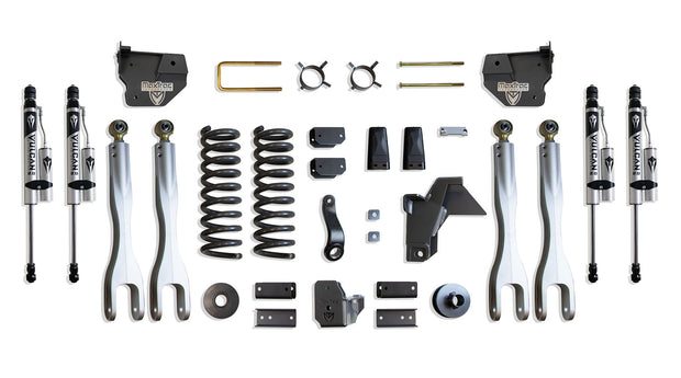 2019-2024 RAM 2500 4WD DIESEL 4" LIFT KIT W/ 4-LINKS (VULCAN RESERVOIR SHOCKS)