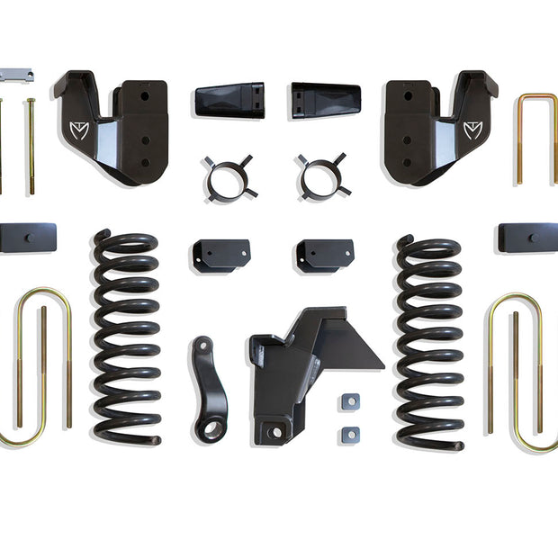 2019-2024 RAM 3500 4WD DIESEL 4" LIFT KIT (VULCAN SHOCKS) (FACTORY REAR AIR RIDE)