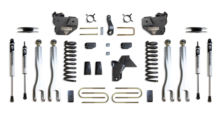 2019-2024 RAM 3500 4WD DIESEL 4" LIFT KIT W/ 4-LINKS (VULCAN SHOCKS) (FACTORY REAR AIR RIDE)
