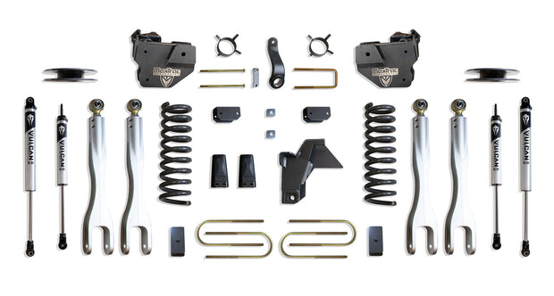 2019-2024 RAM 3500 4WD DIESEL 4" LIFT KIT W/ 4-LINKS (VULCAN SHOCKS) (FACTORY REAR AIR RIDE)