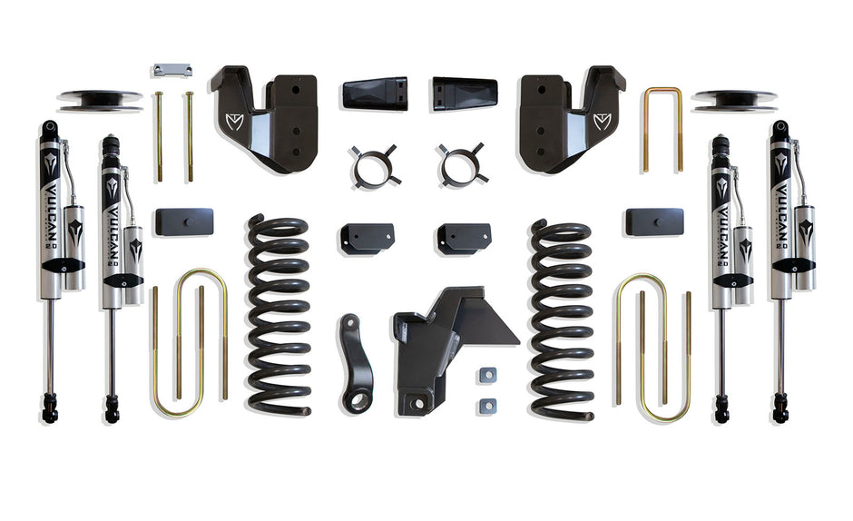2019-2024 RAM 3500 4WD DIESEL 4" LIFT KIT (VULCAN RESERVOIR SHOCKS) (FACTORY REAR AIR RIDE)