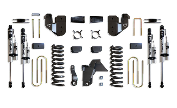 2019-2024 RAM 3500 4WD DIESEL 4" LIFT KIT (VULCAN RESERVOIR SHOCKS) (FACTORY REAR AIR RIDE)