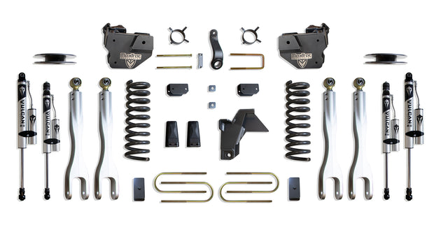 2019-2024 RAM 3500 4WD DIESEL 4" LIFT KIT W/ 4-LINKS (VULCAN RESERVOIR SHOCKS) (FACTORY REAR AIR RIDE)