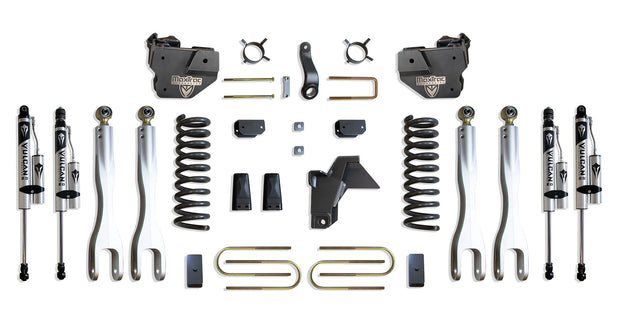 2019-2024 RAM 3500 4WD DIESEL 4" LIFT KIT W/ 4-LINKS (VULCAN RESERVOIR SHOCKS)