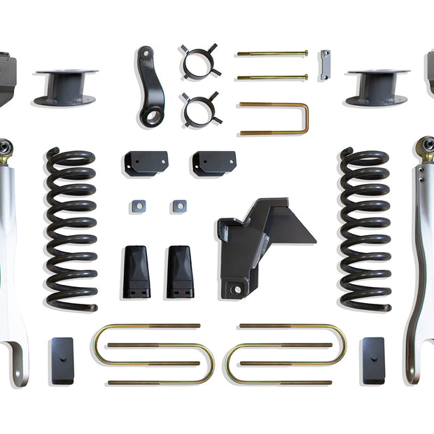 2019-2024 RAM 3500 4WD DIESEL 6" LIFT KIT W/ 4-LINKS (VULCAN RESERVOIR SHOCKS) (FACTORY REAR AIR RIDE)