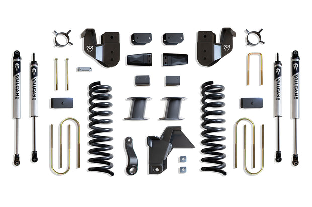 2019-2024 RAM 3500 4WD DIESEL 8" LIFT KIT (VULCAN SHOCKS) (FACTORY REAR AIR RIDE)