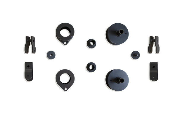 2018-2025 JEEP JL WRANGLER (INCL. 4XE HYBRID) 2.5"/2" SPACER KIT W/ SHOCK EXTENDERS