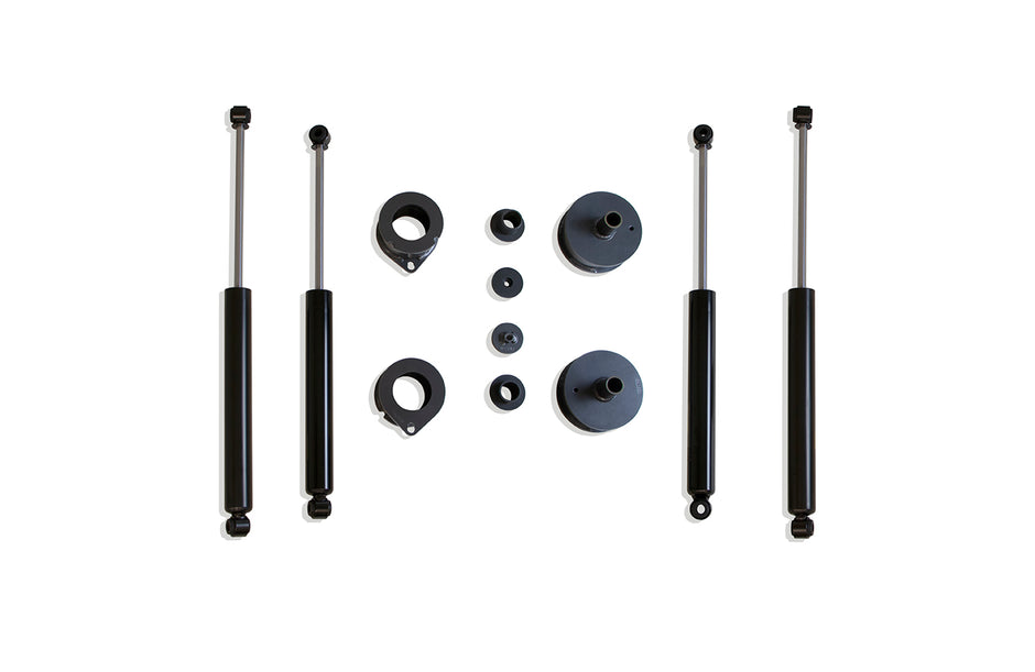 2018-2025 JEEP JL WRANGLER (INCL. 4XE HYBRID) 2.5"/2" SPACER KIT W/ MAX TRAC SHOCKS