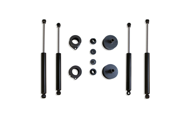 2018-2025 JEEP JL WRANGLER (INCL. 4XE HYBRID) 2.5"/2" SPACER KIT W/ MAX TRAC SHOCKS