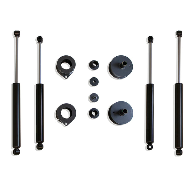 2018-2025 JEEP JL WRANGLER (INCL. 4XE HYBRID) 2.5"/2" SPACER KIT W/ MAX TRAC SHOCKS