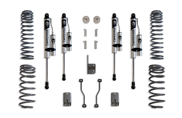 2018-2024 JEEP JL WRANGLER 3" LIFT KIT W/ VULCAN RESERVOIR SHOCKS