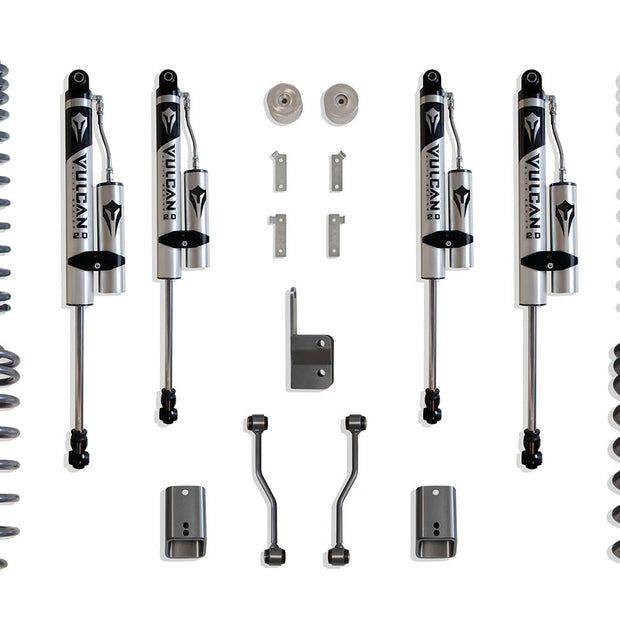 2018-2024 JEEP JL WRANGLER 3" LIFT KIT W/ VULCAN RESERVOIR SHOCKS